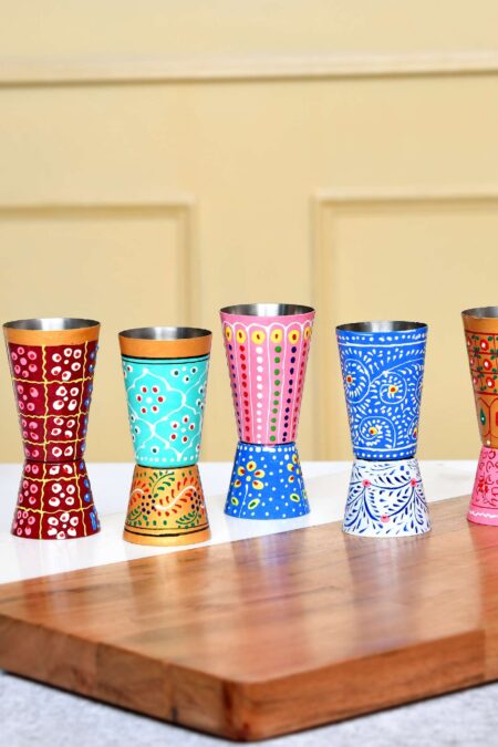 ALUMINIUM GLASS SET