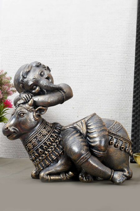cow with ganesh